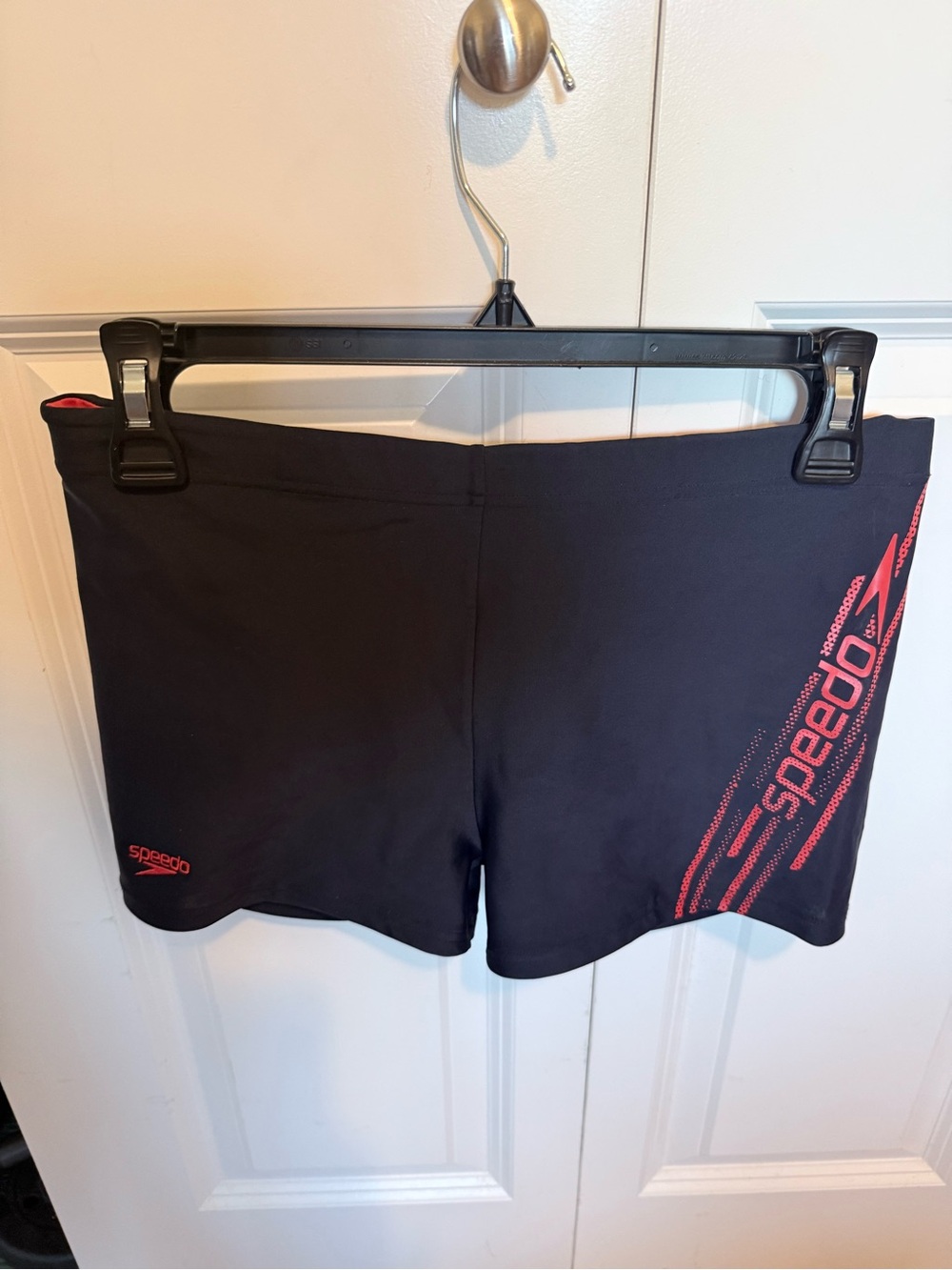 Speedo swimming Black and red short for me